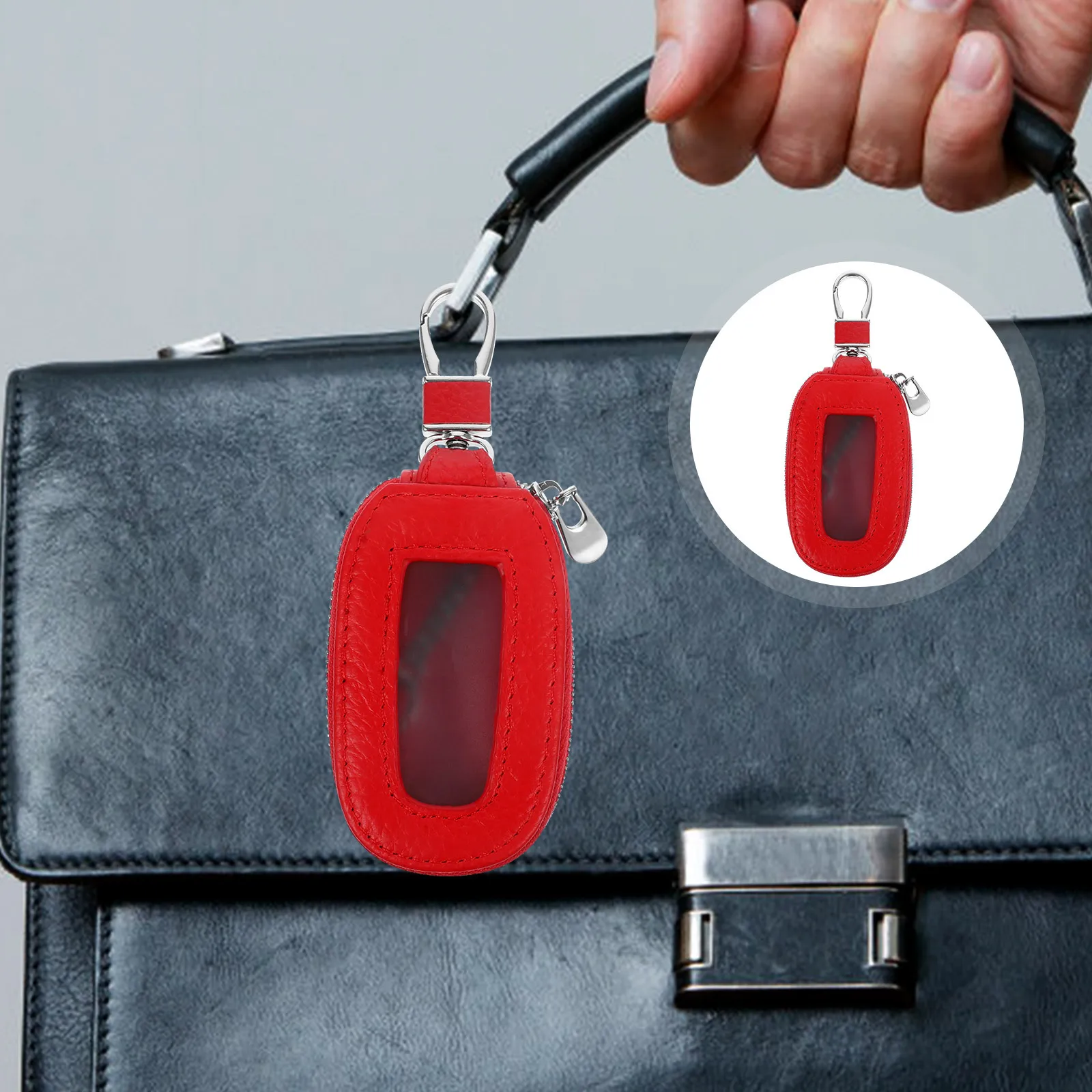 

Vaguelly Bag Key Holder Wallet Car Key Fob Case Travel Accessory Japanese Korean Style Auto Key Pouch