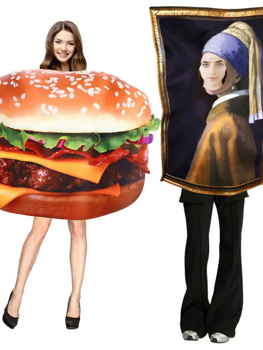 بدلة أداء لوهين منى أ كوسبلاي طلاء جدران زي أداء نشاط بذلة إسفنجية كوزيت بدون علامة تجارية