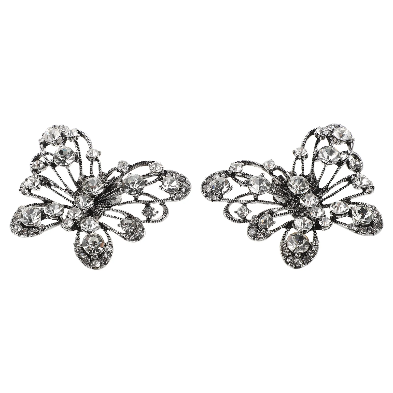 

120 Pieces Shoe Bling for Bridal Wedding Sandals Rhinestone Charms DIY Heel Decorations for Brides Crystal Shoe Embellishment