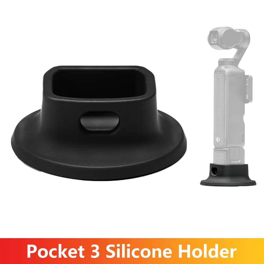 Tasche 3 Silikon Halter Desktop Ständer Unterstützung Basis Adapter Für DJI OSMO Tasche 3 Handheld Gimbal Zubehör