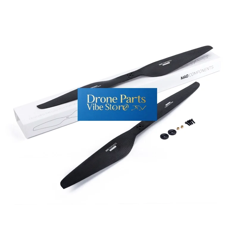 DParts1MAD FLUXER PRO 27x8.1 Inch 2 Pcs Black RC Dr-one Blade Propeller For Quadcopter Multirotor
