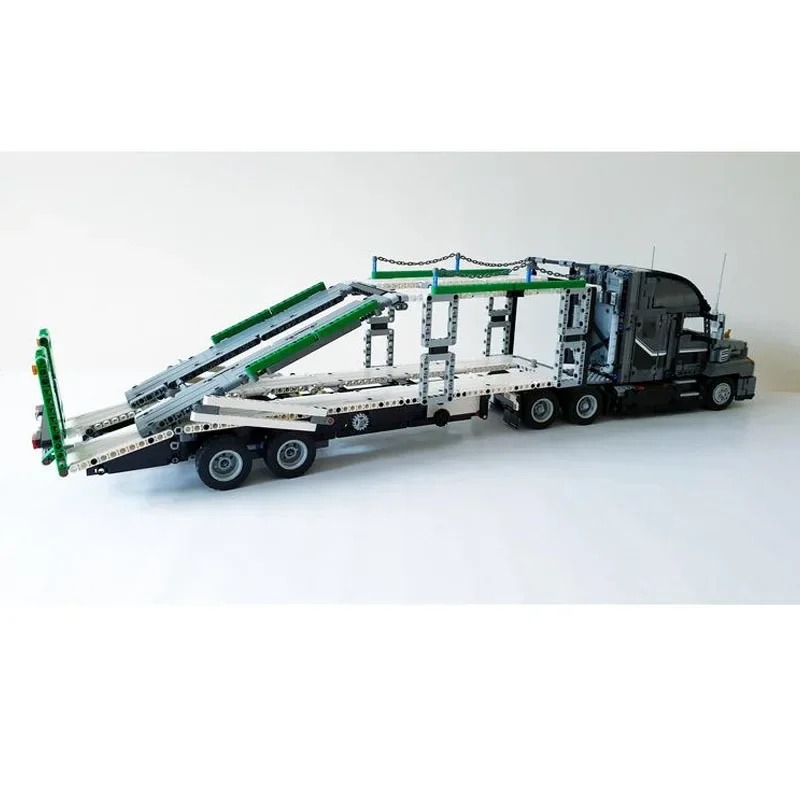 Classic MOC-44233 Car Transporter Semi Trailer 42078 Car Model 686PCS Assembly Parts High Difficulty Adult and Kids Toy DIY Gift