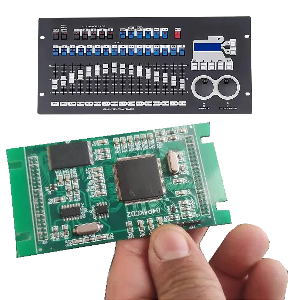 Płyta główna płyta główna dla KingKong kontroler DMX 256 kanałów światła konsoli efekt oświetlenia Switcher angielski pracy