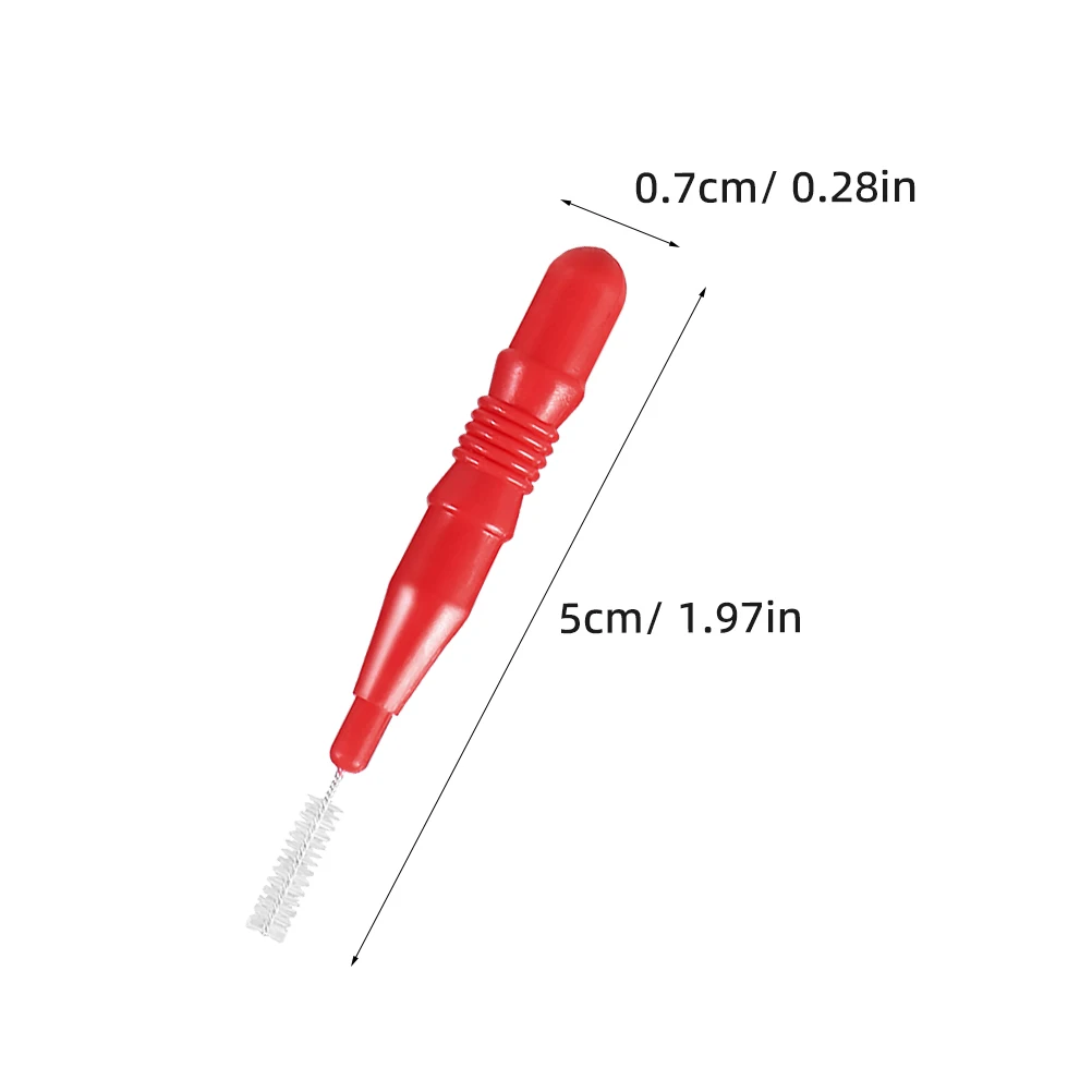 50 ชิ้นทําความสะอาดแปรงซอกฟันแปรงสีฟันอุปกรณ์เสริมการดูแลช่องปากไหมขัดฟันพลาสติกเครื่องมือทําความสะอาดฟันอุปกรณ์เสริมอุปกรณ์