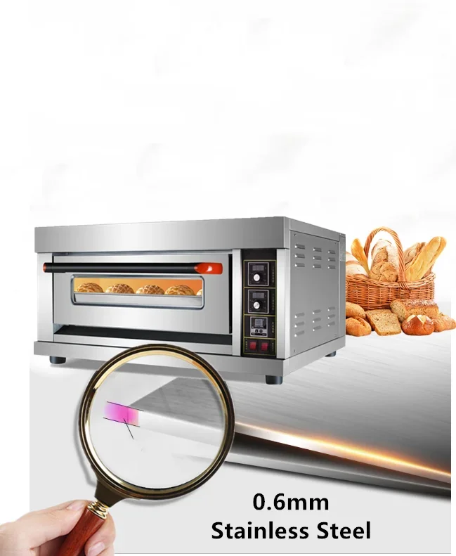 

CE One Tray Digital Panel Single Deck Oven Bakery Machine Home Use Bread Horno, Mini 1d Cheap Small Baking Oven for Sale