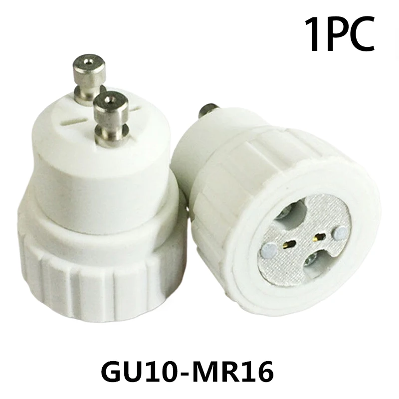 Halogen LED Light Bulb G4 Pin Adapter White Converter Lamp Holder GU10 To MR16 High Quality Ceramic Socket Base