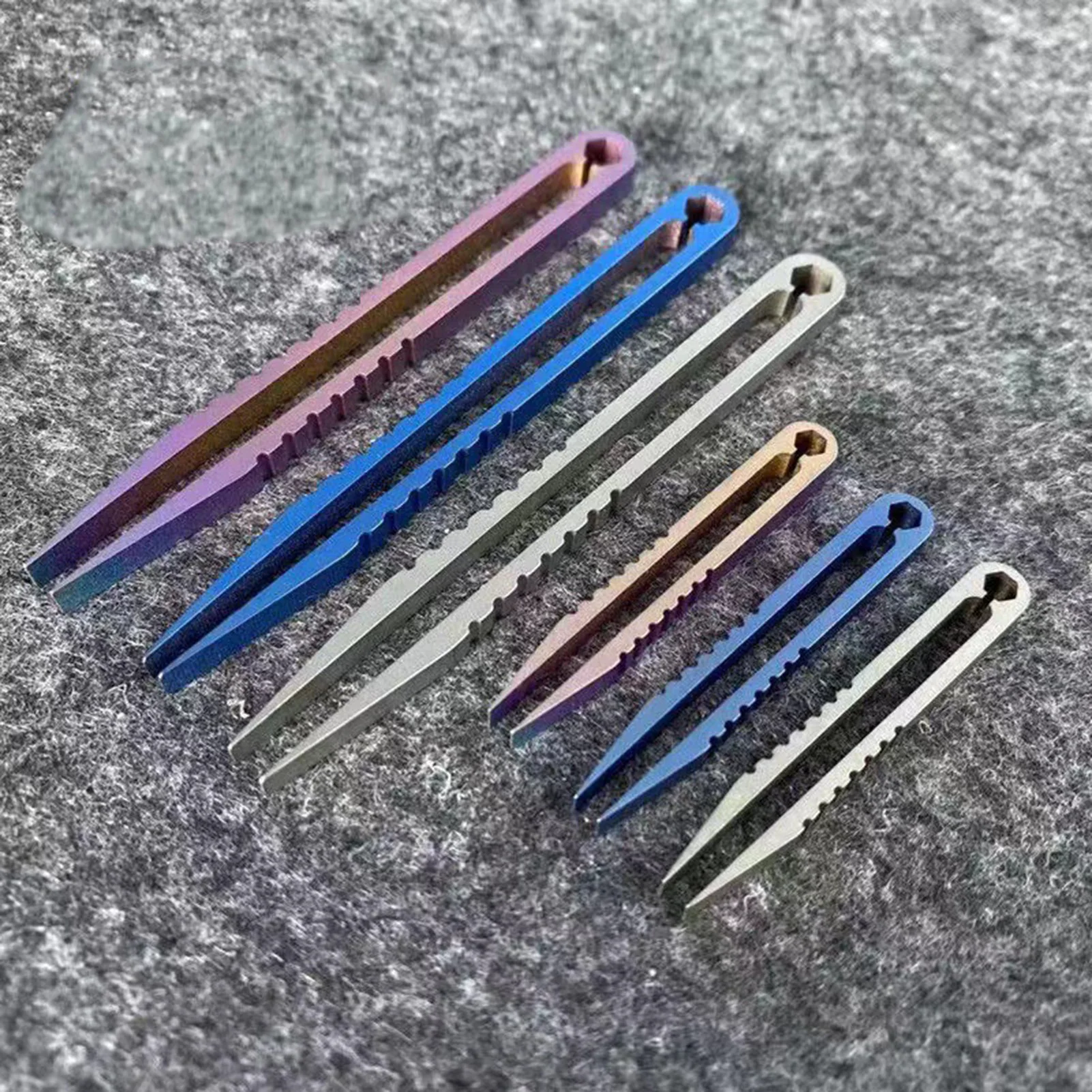 EDC Gear Mini Tweezers Wear-resistance Eyebrow Tweezers For Hiking