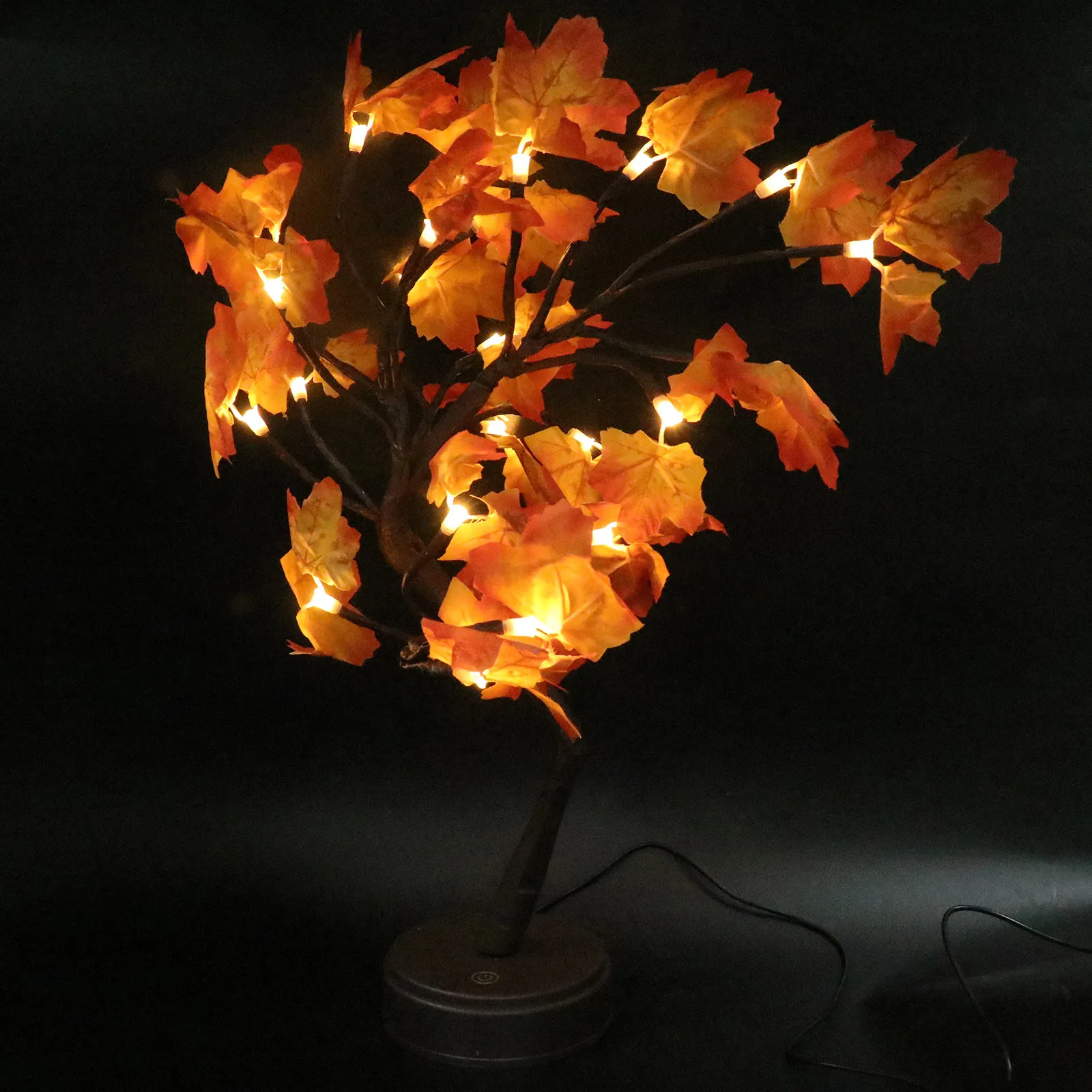

1Pcs Maple Leaf Design Decorative Lamp Warm Romantic Night Light for Holiday Party Shop Room Decoration Creative Gift
