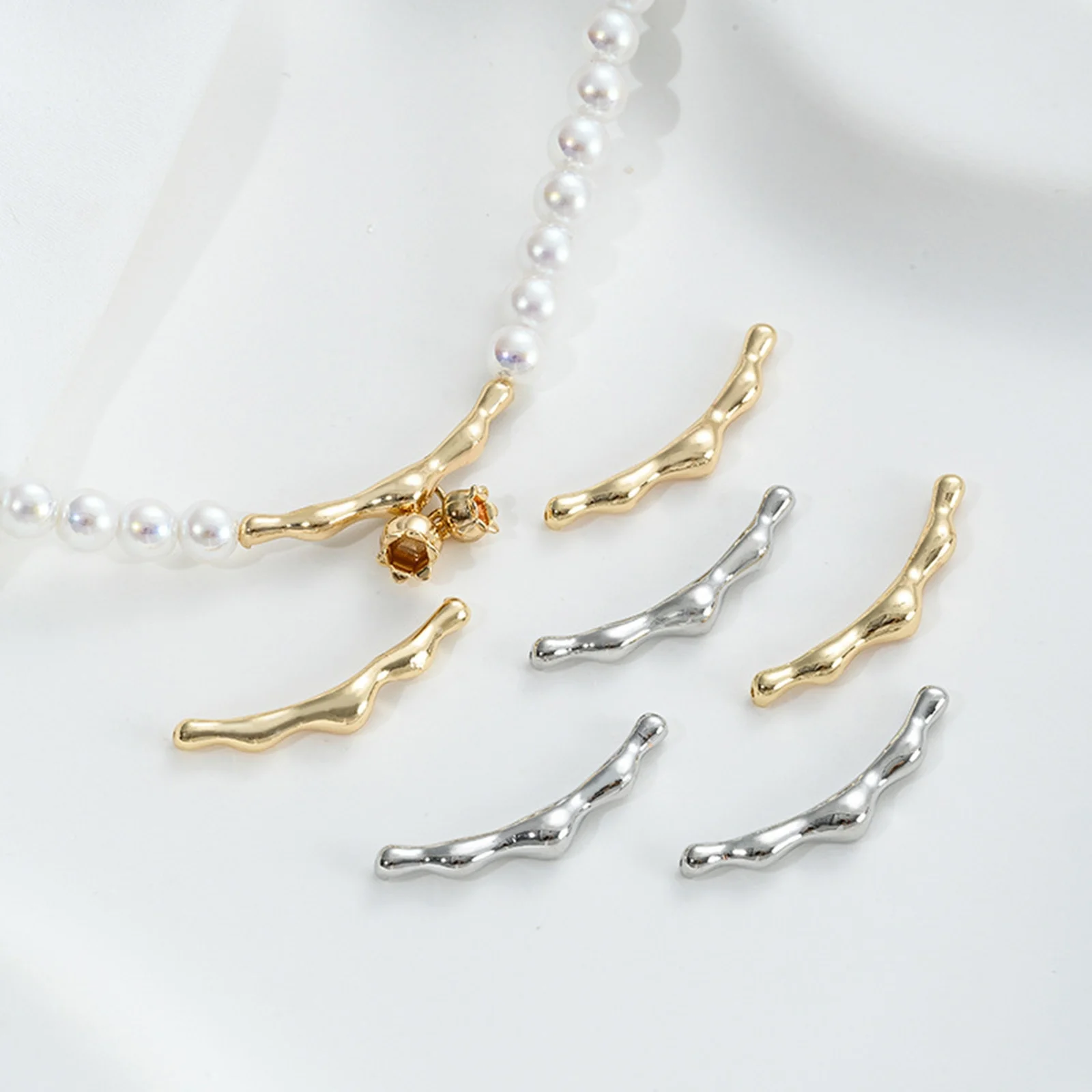 2pcs Brass Beads Multicolor Geometric Sea Turtle Animal Shaped Spacer Beads DIY Necklace Bracelet For Women Jewelry Findings