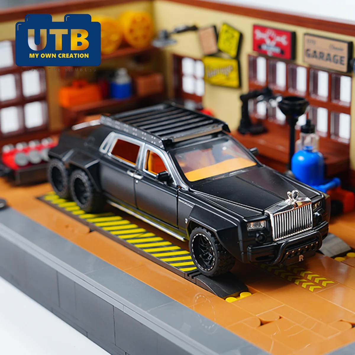 1:32 Six-Wheel Luxury Alloy Car Model (Black/White/Military Green Mixed)! Can Open the Door + Pull Back Sprint, Lighting and Sound Effects Are Full of Atmosphere, the Body Comes with 3 Button Batteries, Play / Collection / All-Round Gift Giving, Must-Have for Car Fans!!!!