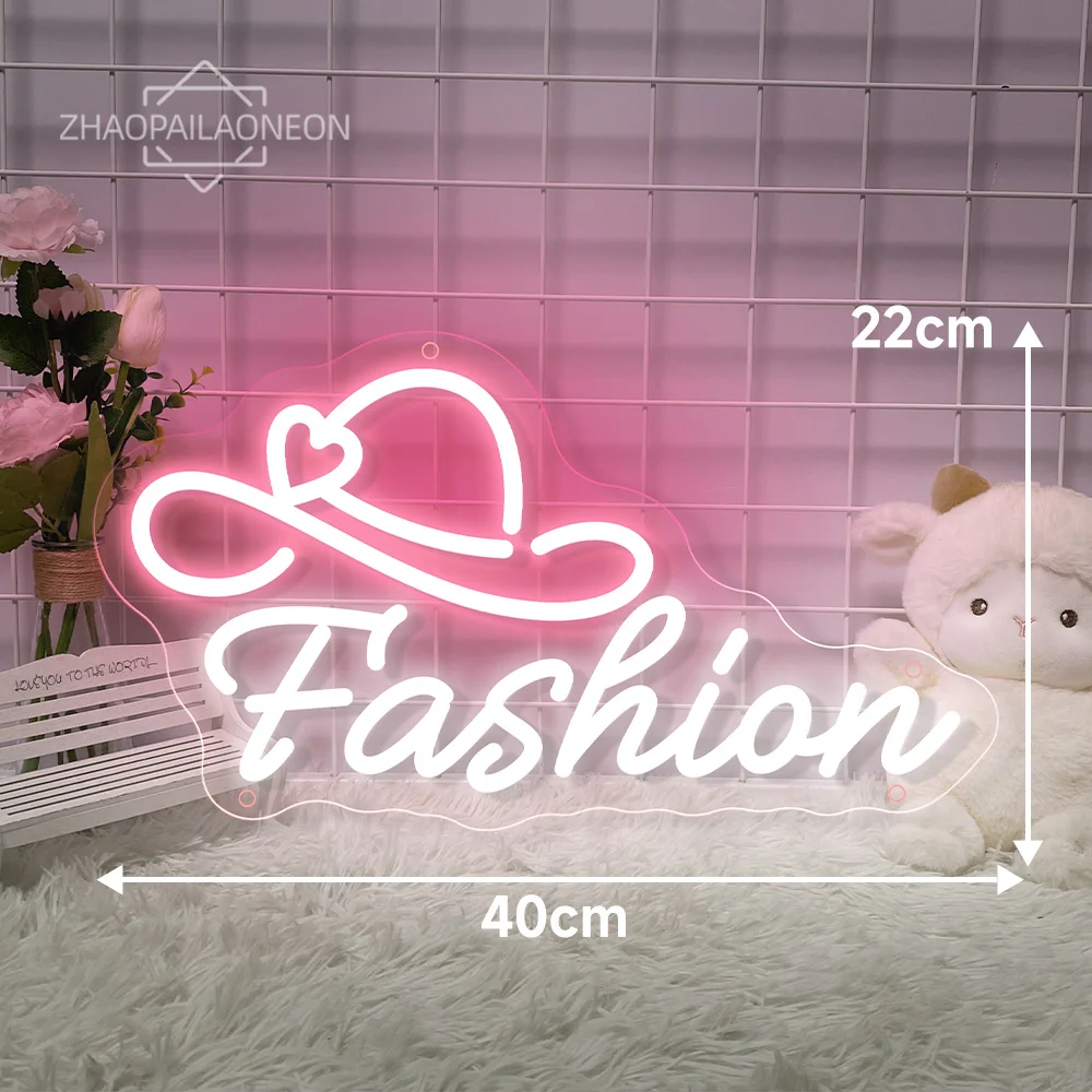 Fashion Store Neonlichtschild Boutiquen LED-Neonschild Raumdekoration Neonlichter Wandbehang Leuchtschilder Schuhe Shop Willkommen USB