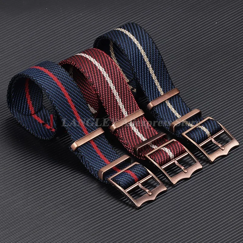 Cinturino per orologio in nylon premium 20mm 22mm per Tudor per Seiko per cinturino in tela militare Bracciale in tessuto per braccialetti da donna Rolex