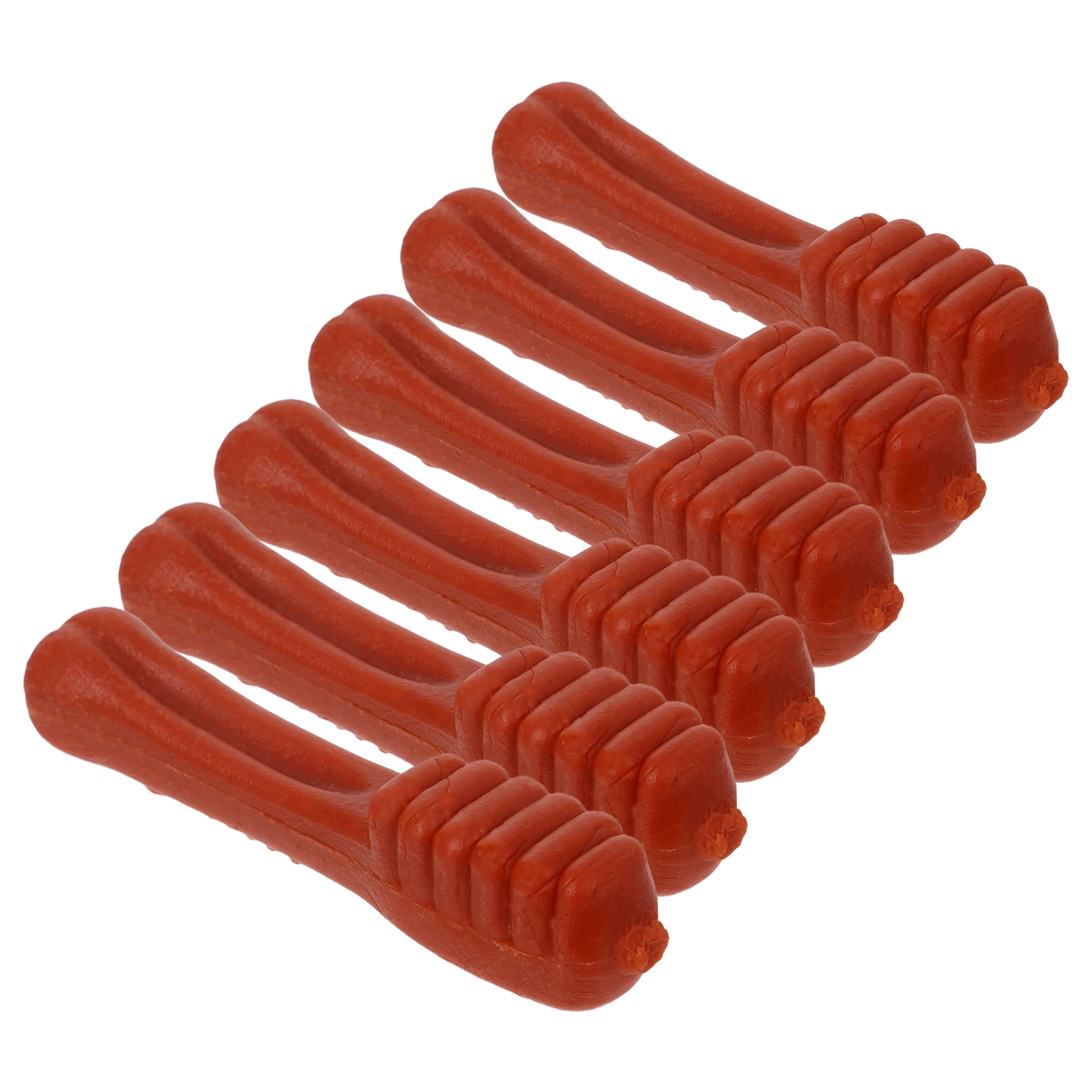 6 قطعة فرشاة أسنان الكلب مضغ العظام دائم التسنين مضغ للكلاب الكبيرة التدريب التفاعلي مضغ العناية بالأسنان إثراء