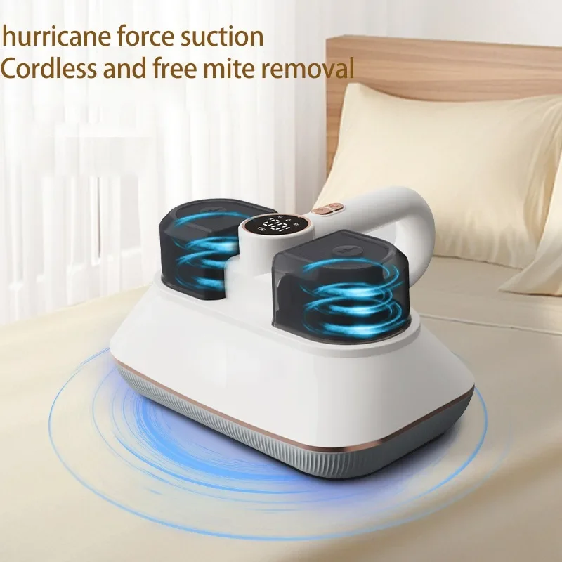 Handheld Mattress bed Cleaning Portable 100W rechargeable Portable Smart Bed Dust Mite Vacuum Cleaner for Home  Vacuum