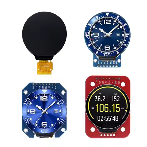 TFT Display 1.28 Inch TFT LCD Display Module Round RGB 240*240 GC9A01 Driver 4 Wire SPI Interface 240x240 PCB For Arduino