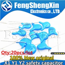 20pcs X1 Y1 Y2 condensatore di sicurezza 400VAC 250VAC 103M 471 102 222M 472M 331 332 101 221 152 0.47NF 1.5NF 4.7NF 2.2NF 10NF 1NF 3.3NF
