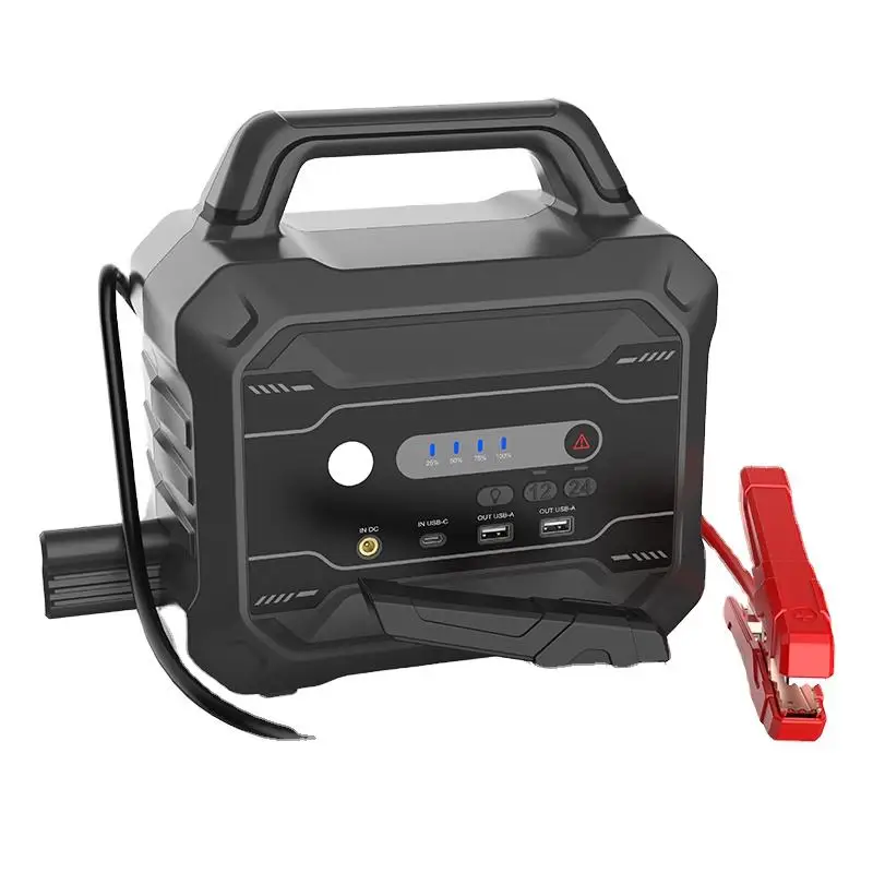 Heavy Duty 12V 24V Car Battery Jump Starter 7000A Peak for Trucks SUV V8 Engine USB Charging Port Digital Display LED Light