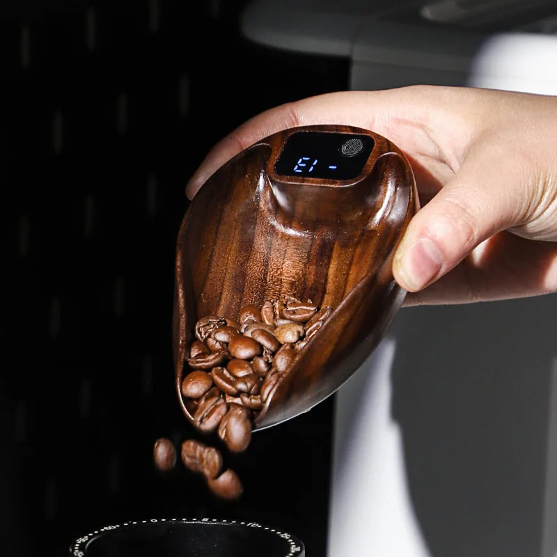 

Электронные весы JC Walnut Coffee для ручного заваривания кофе, маленькие итальянские весы для взвешивания зерен, многофункциональные.
