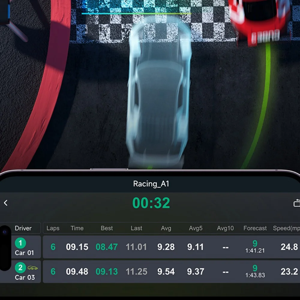 SKYRC LapWiz Professioneller IR RC Lap-Timer mit Multi-Car-ID-Management, Screen-Cast, Sprachansage und OTA-Upgrade für Mini-Z 1/10 RC-Rennen – Detail 15