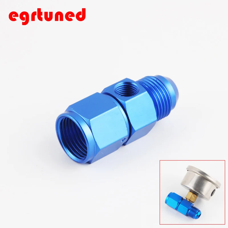 

AN4 6 8 10 Male to Female 1/8" NPT Gauge / Sensor Side Port Adapter Oil Fuel Fitting Hose End