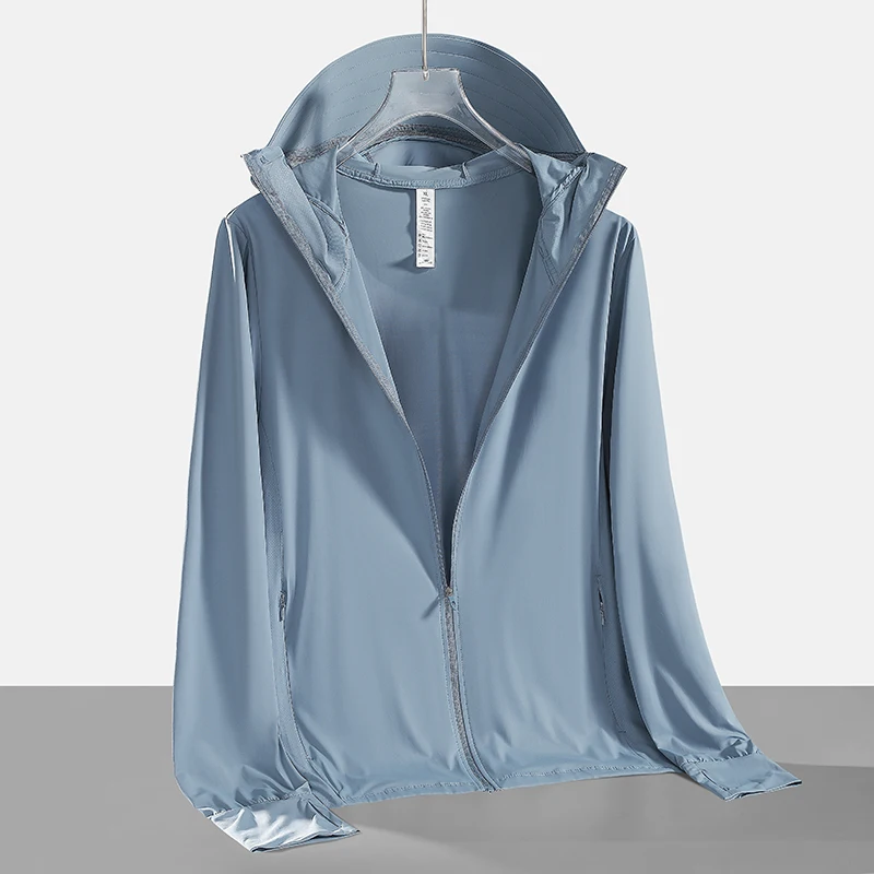 Summer Outdoor Comprehensive Training Lightweight Breathable Hooded Sunscreen Clothing Couples UV Resistant Casual Skin Clothing
