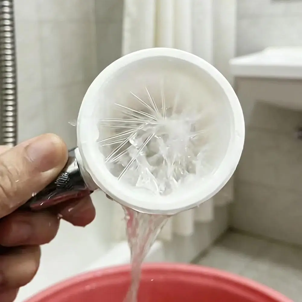 

Circular Spray Shower Head High Pressure Handheld Water Flow Touch Showerheads For Men's Solo Bathing Bathroom Accessory 1PCS