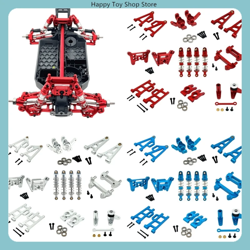 Metalen upgradekit voor kwetsbare onderdelen, compatibel met MJX 1/14 14207 14208 RC auto-onderdelen
