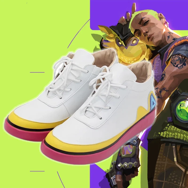 Initiator Gekko Cosplay Shoes Game evolvant Role Play Sneakers supporta la personalizzazione in base alle immagini