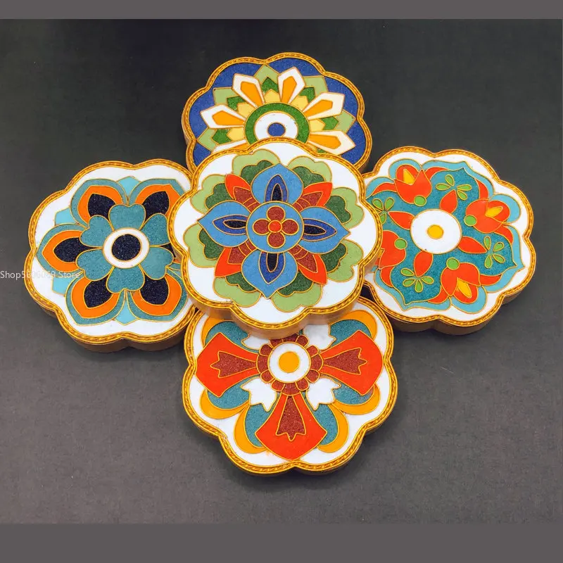 Cloisonné Silk Pinch Enamel Painting DIY Crafts Plum Blossom Mirror Glaze Handmade Material Kit 2 Hours Group School Activities