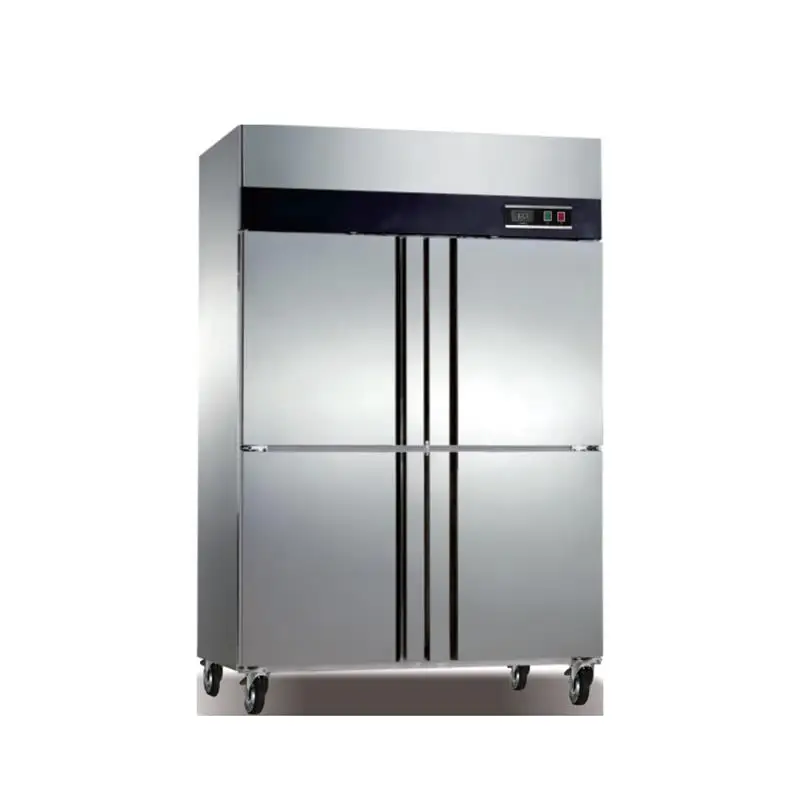 High Performance New Style Supermarket Fresh Food Stainless Steel Upright Commercial Refrigerators and Freezers