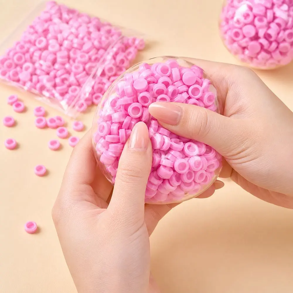 Smooth Surface Granules Beads Filler Hollow Back Multicolor Squeeze Ball Fillers Round Shape Craft Filler Pellets