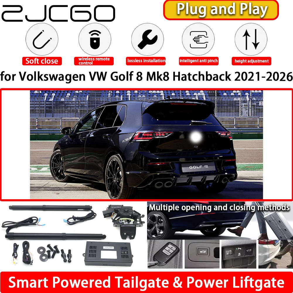 

for Volkswagen VW Golf 8 Mk8 Hatchback 2021-2026 Automatic Electric Powered Tailgate Power Liftgate Tail Gate Lift Kit System