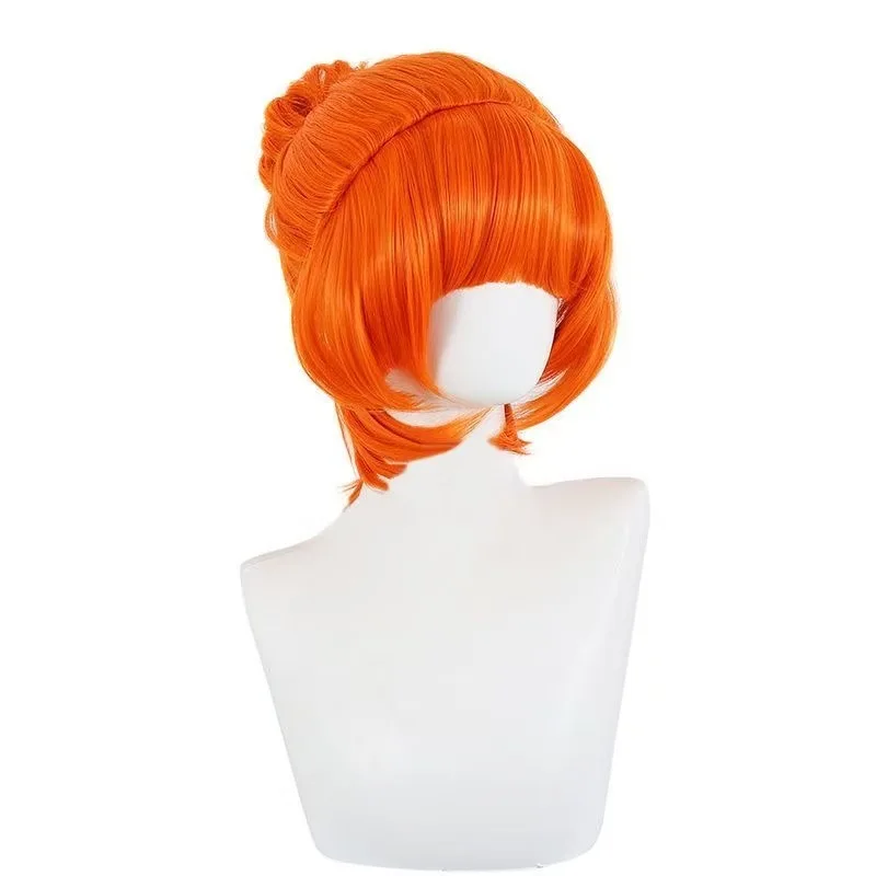 1 piece  female role-playing wig with a red hairstyle and character costume accessory