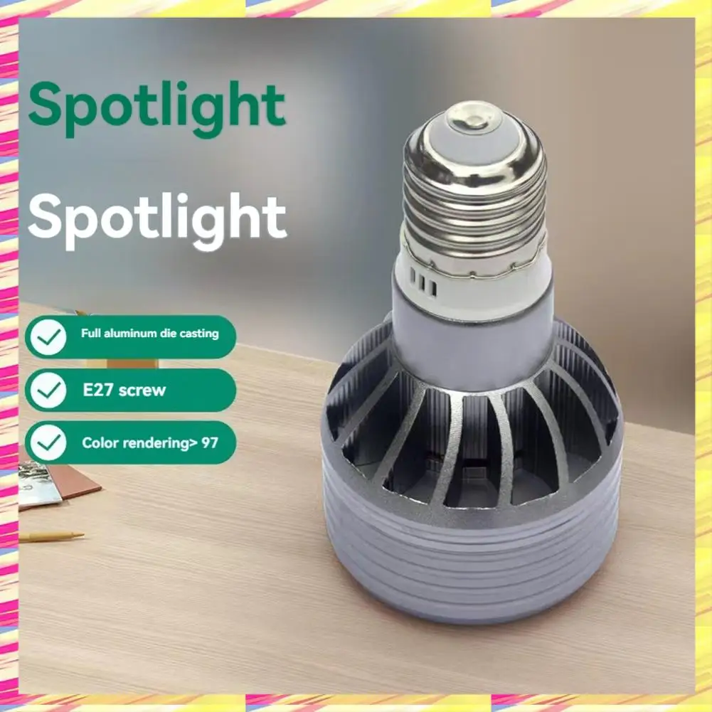 

ABJJ E27 Zoom Spotlight Adjustment Cobdimmable P20 LED Light Downlight Dining/Living Room Bar Cafe LED Spot Light