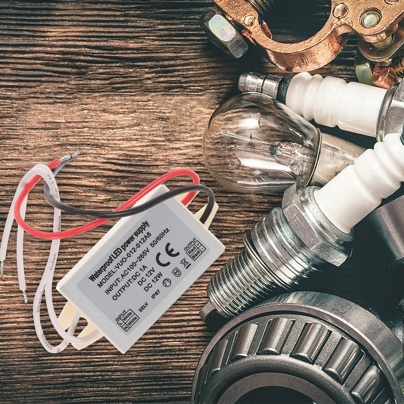 

10W LED Driver Power Supply Transformer Waterproof IP67 Stable Output for LED Strips G4 Mr16 Displays Driver Power Supply