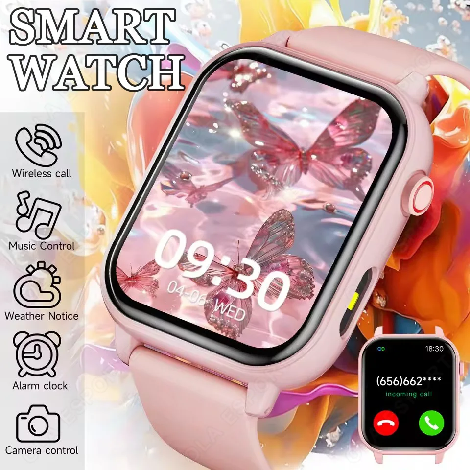 

Fashion New Smartwatch Bluetooth Calling Connect Phone Music Player Fitness Sport Remote Camera Smart Watch for Men Ladies HT30
