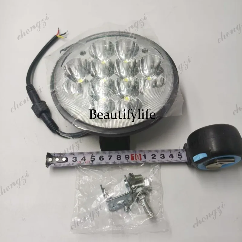 Cross-border automotive LED 12V24V off-road vehicle truck spotlight modification headlight 5-inch round strong beam headlight - view 3
