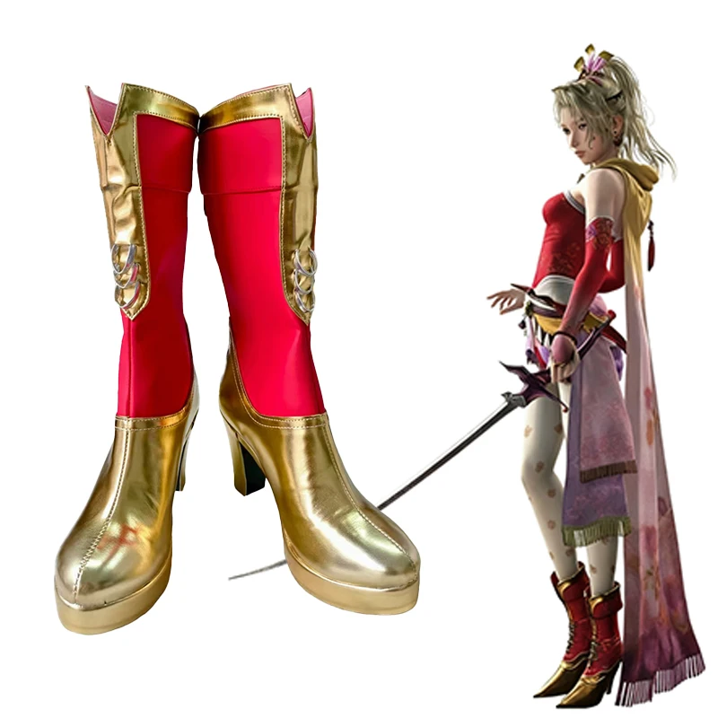 ティナ・テラ・ブランフォード コスプレ靴 ゲーム FF6 ハロウィン ポールプレイ アクセサリー 女性用