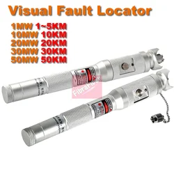 Advanced 1-50KM VFL Fiber Optic Laser Source Visual Fault Locator 10MW 50MW Fiber Optic Cable Tester