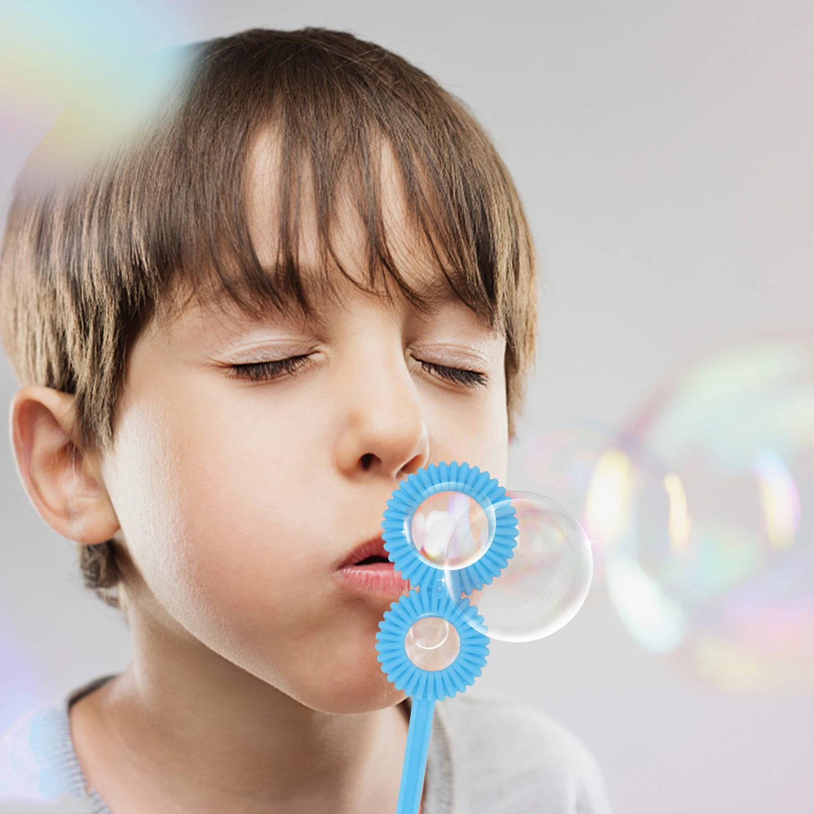 29-delig 1 set Bubble Stick Set Handvat Bubbling Tube Tray Veilig materiaal Zomerstrand Speelfeest Familieviering Buiten