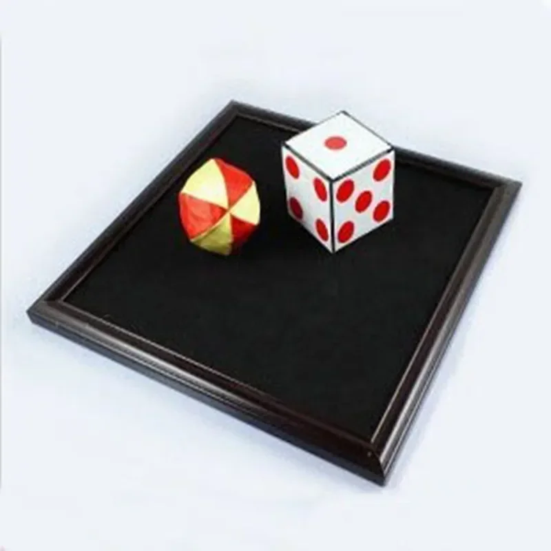 Dice to Ball Tray Stage Magic Tricks Dice Change to Ball Illusion Magia Magie Magicians Prop Gimmick Accessory