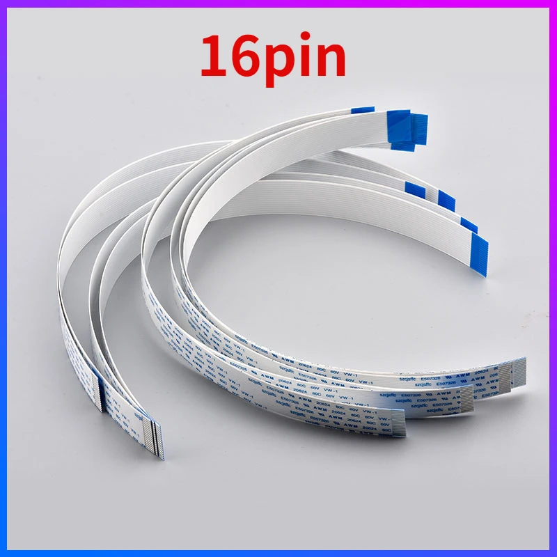 Cabo de Dados para Cabeça de Impressão Epson 5113, 10 Peças, Cabo de Dados Plano para Impressora UV Eco Solvente de Mesa, 16 Pinos