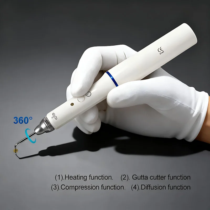 Quailty 3-Second Heating Cordless Dental Gutta Percha Obturation Pen Root Canal Filling System With 2 Tips And Cutting Function