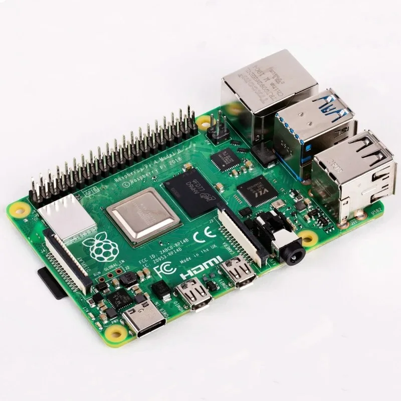 Official Original Raspberry Pi 4 Model B 4b 8GB/4GB/2GB RAM BCM2711 Quad Core Cortex-A72 ARM Support WIFI Bluetooth 5.0