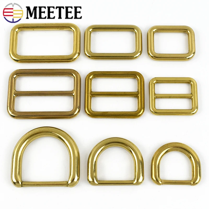 

5 шт., 15-38 мм, твердая латунь, уплотнительное кольцо, пряжка, ремень для рюкзака, регулировка трехскользящего слайдера, застежка, ошейник для собаки, соединительный крючок, аксессуар для сумки «сделай сам»