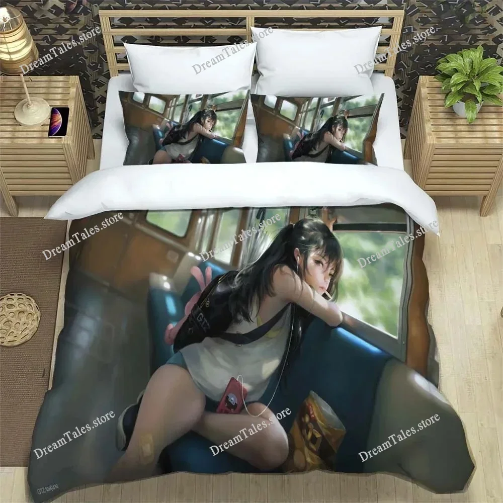 Fashionable Cartoon Printed Bedding Set Soft and Comfortable Customizable Comforter Bedding Sets Fashion Gift for Friends741