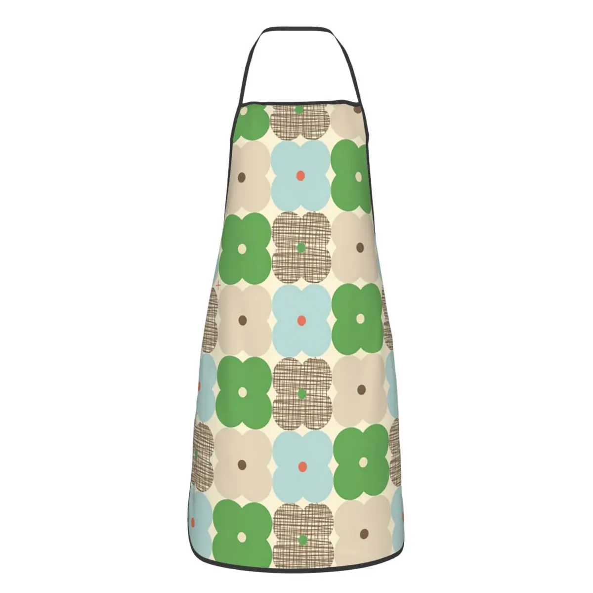 Orla Kiely Multi Stem Scandinavian Floral Apron Chef Cooking Tablier Bib Kitchen Cleaning Pinafore for Women Men Gardening
