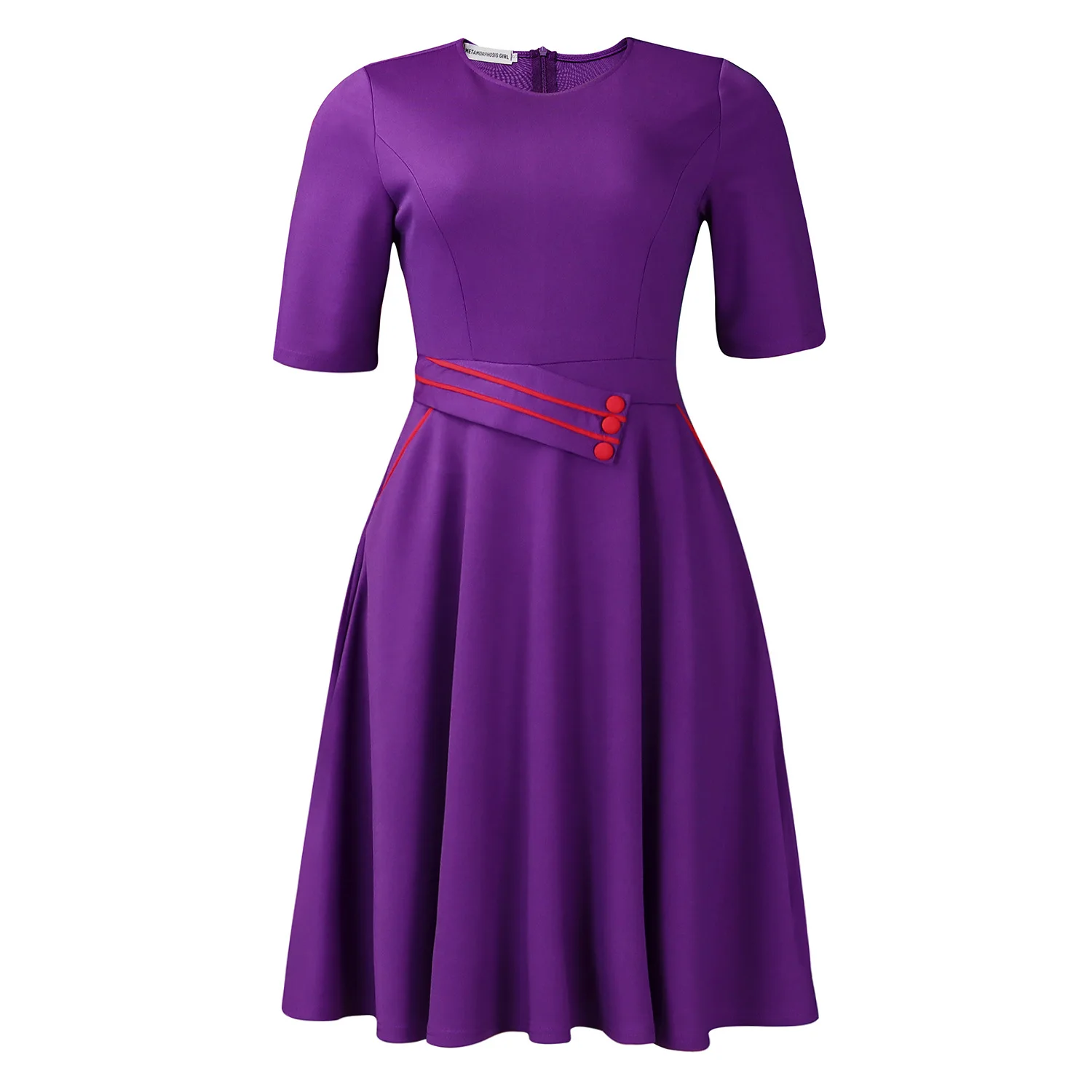 

Dashiki African Dresses for Women Elegant 2025 Summer Polyester Short Sleeve O-neck High Waist Midi Dress Africa Clothing S-3XL