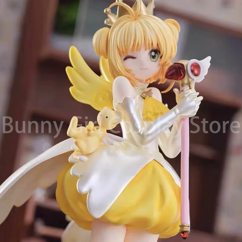 

Новый 22 см Cardcaptor аниме фигурка Киномото Сакура фигурки модели из ПВХ коллекция статуй игрушки украшение стола дети подарки на Хэллоуин