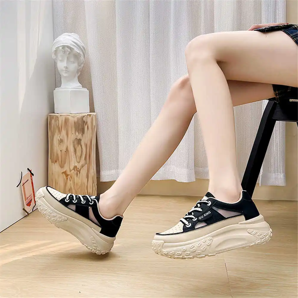 

Женские зеленые кроссовки на тонком каблуке с нескользящей подошвой для ходьбы, спортивные, от известных брендов